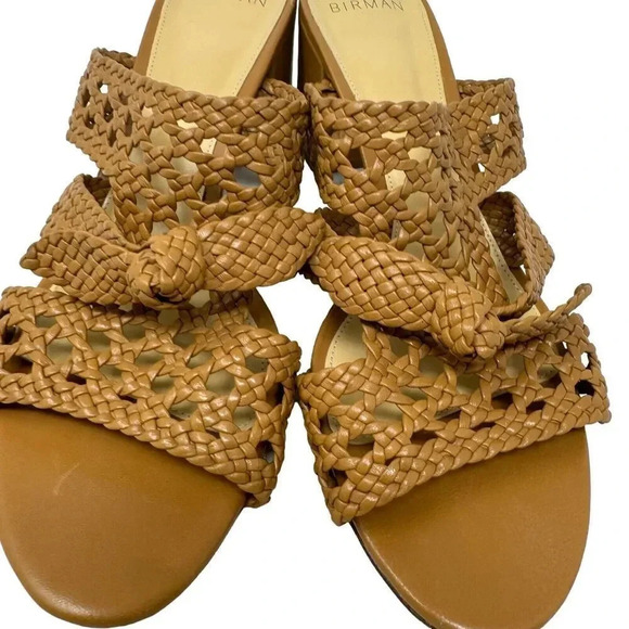 Alexandre Birman Women's brown Clarita Woven Leather Mule Sandals size 41 11 - Picture 11 of 14